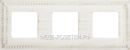 FEDE Sevilla White decape Рамка 3-ая (FD01233BD) F